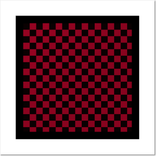 【Black & Red Pattern】 Posters and Art